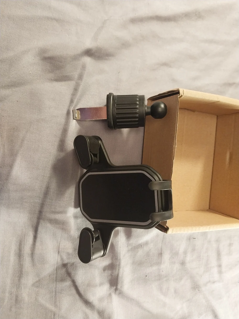 Set Of 2 Black Car Air Vent Phone Mount Gravity Clamp #332
